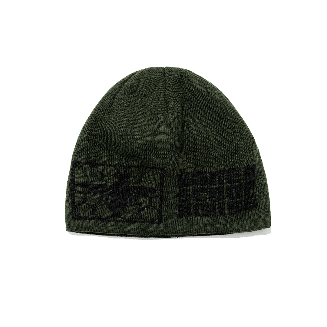 HONEY COMB BEANIE OLIVE