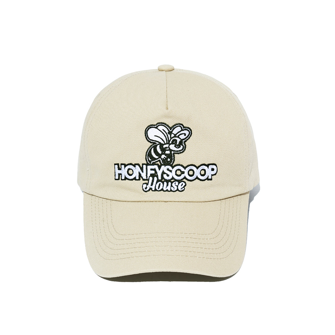 SMILE BEE CAP BEIGE