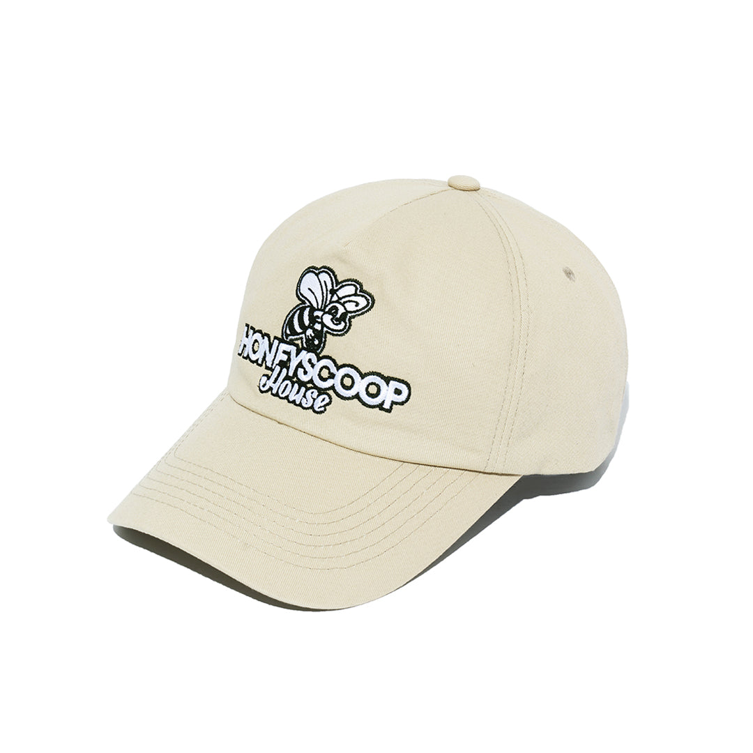 SMILE BEE CAP BEIGE