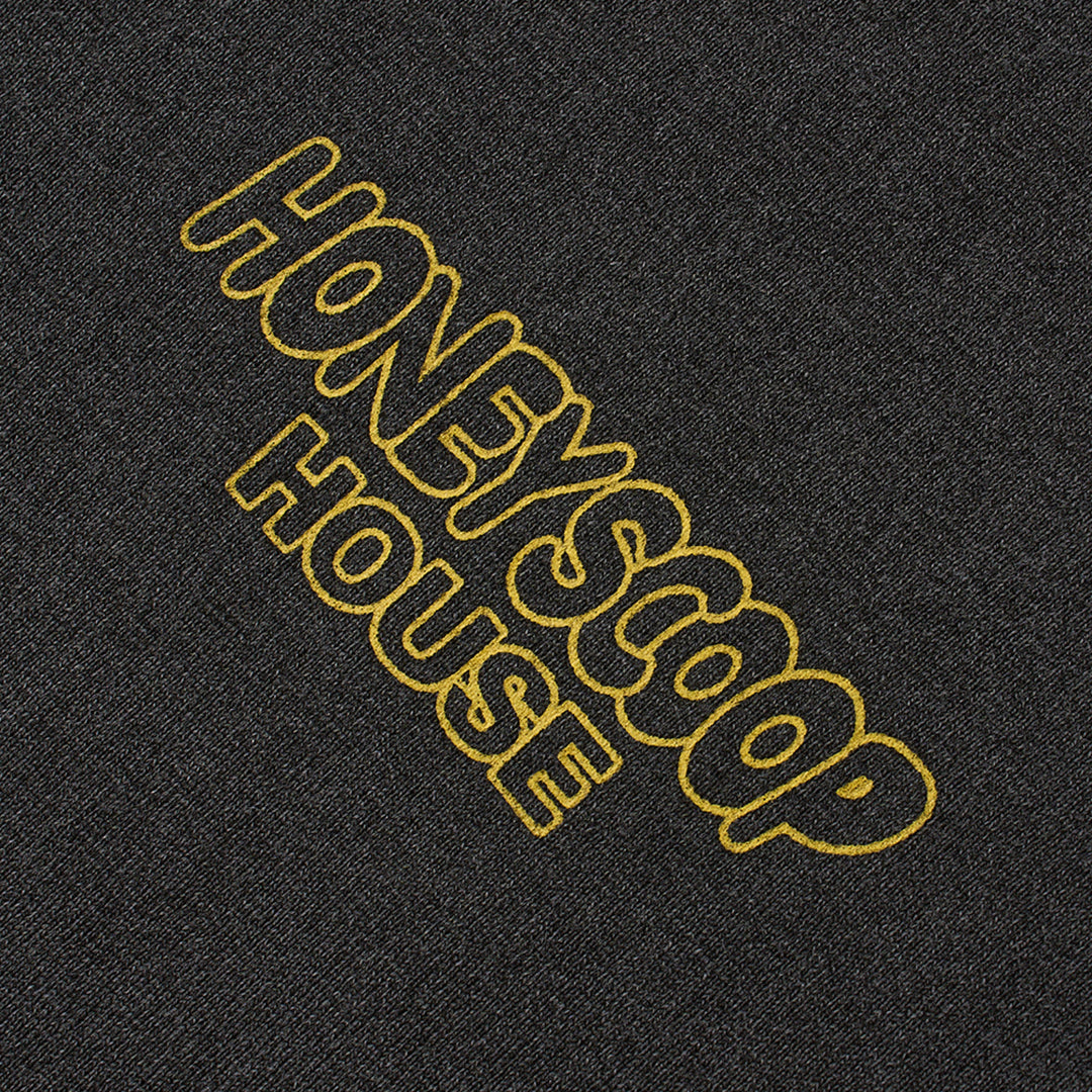 HONEY BEAR TEE PIGMENT DYED BLACK