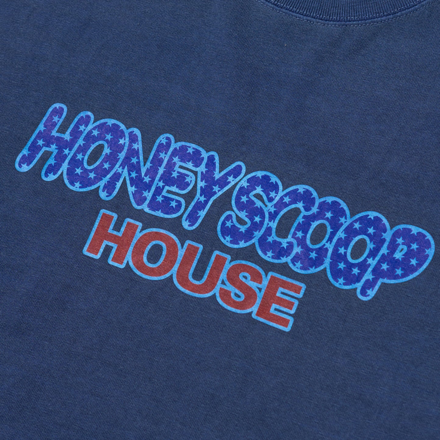 FLAG LOGO OVERDYED TEE NAVY