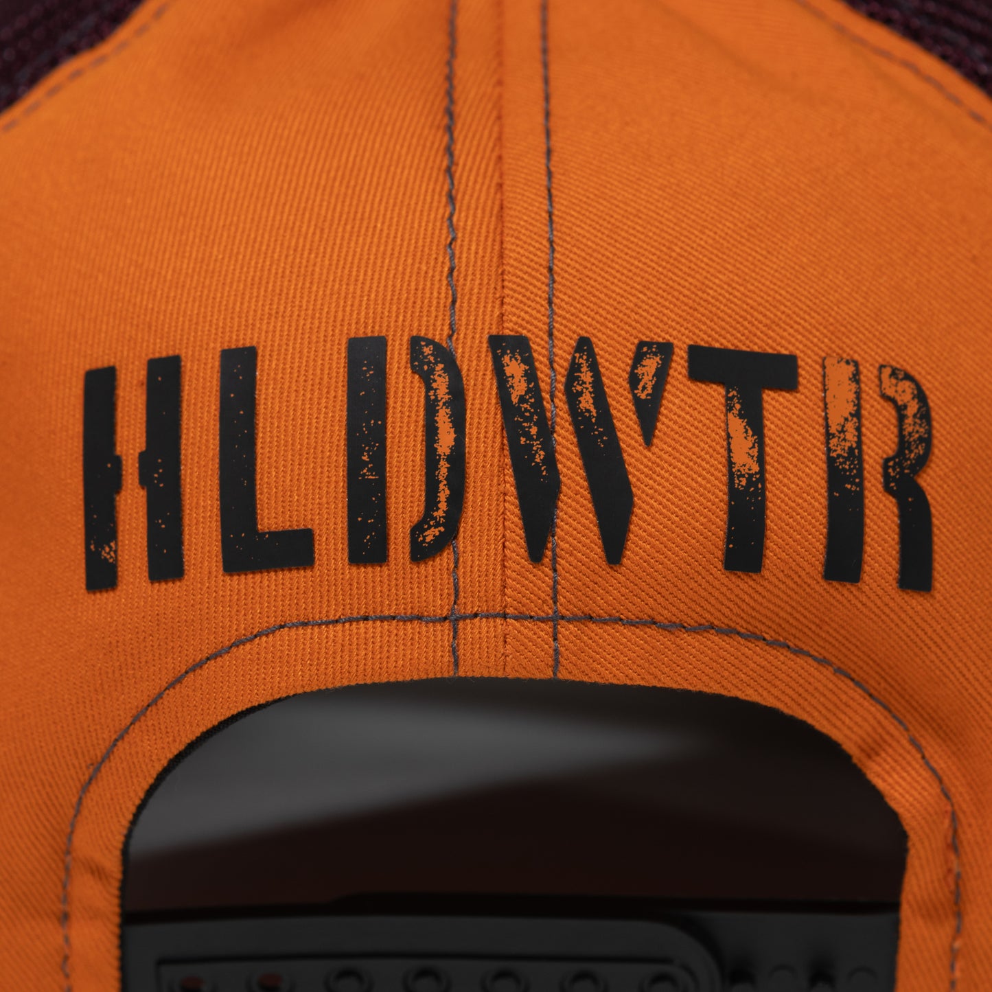 FLAG LOGO TRUCKER CAP BLUE
