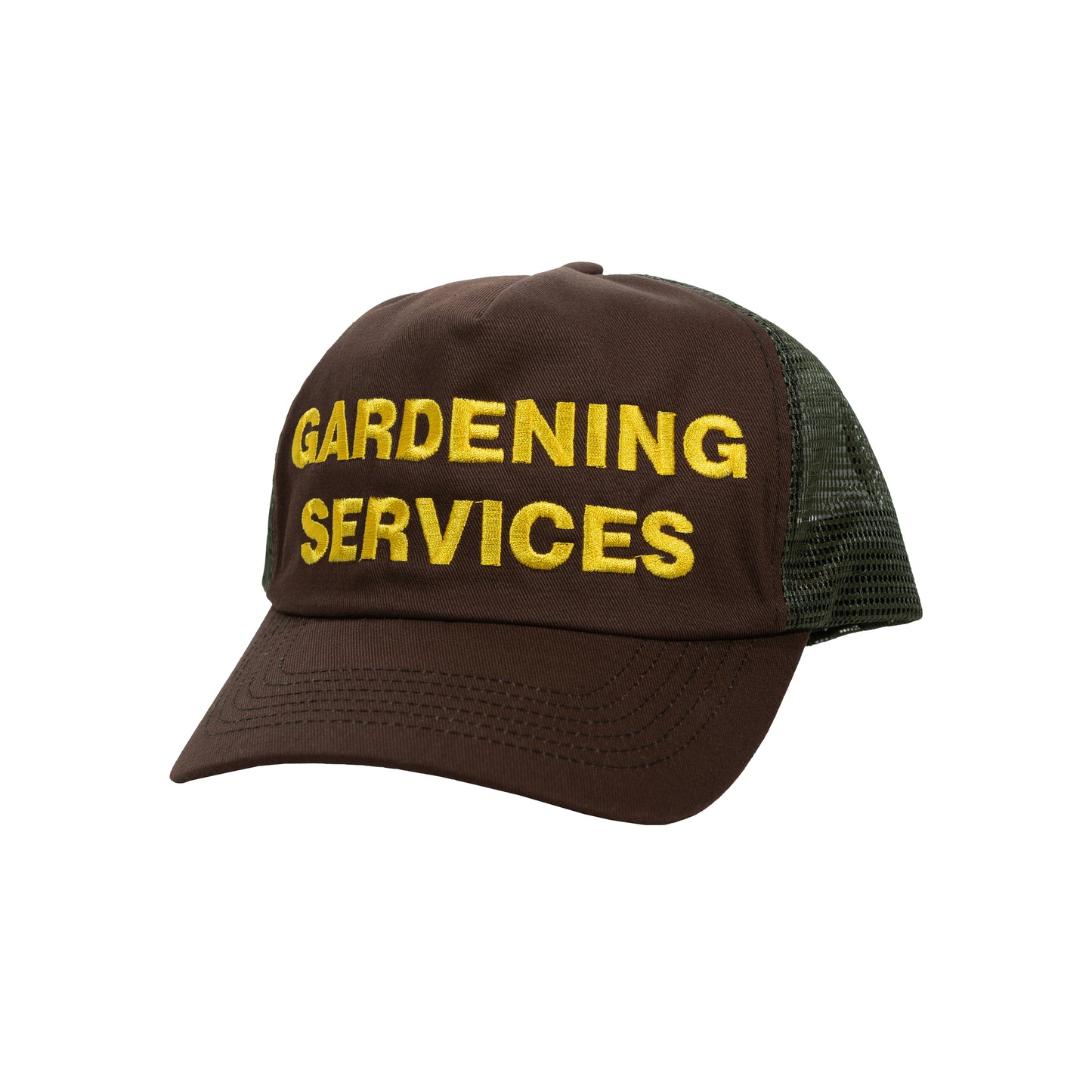 GARDENING SERVICES MESH CAP BROWN