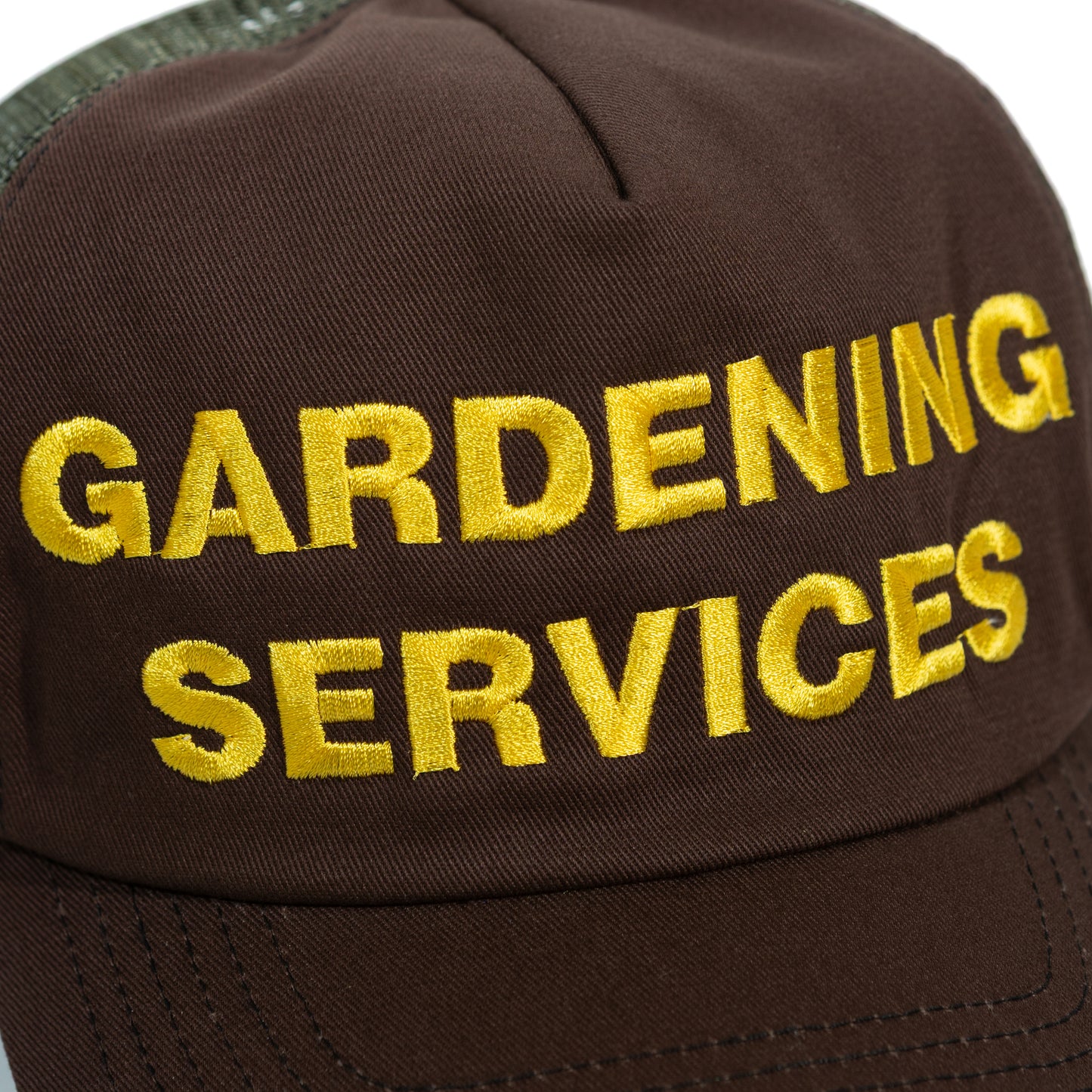 GARDENING SERVICES MESH CAP BROWN