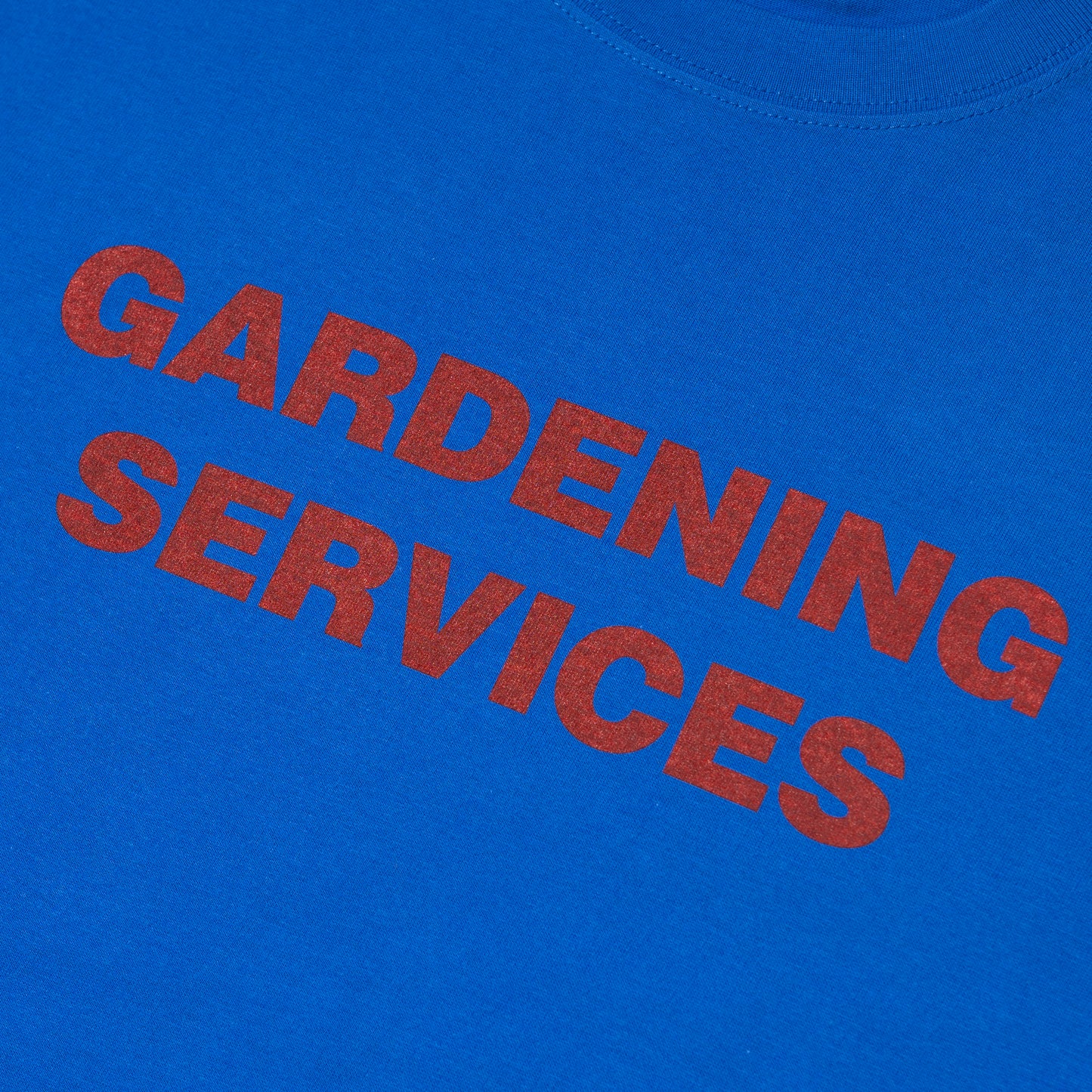 GARDENING SERVICES TEE BLUE