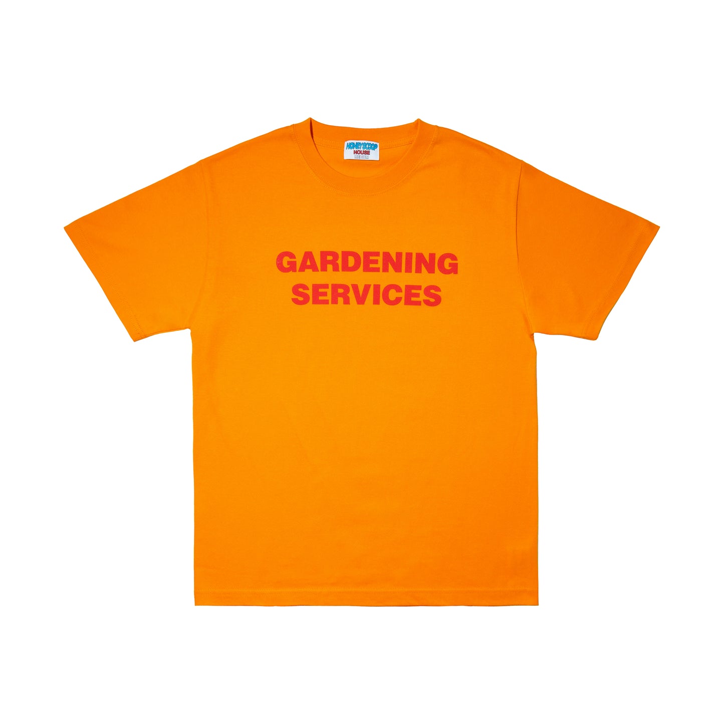 GARDENING SERVICES TEE ORANGE