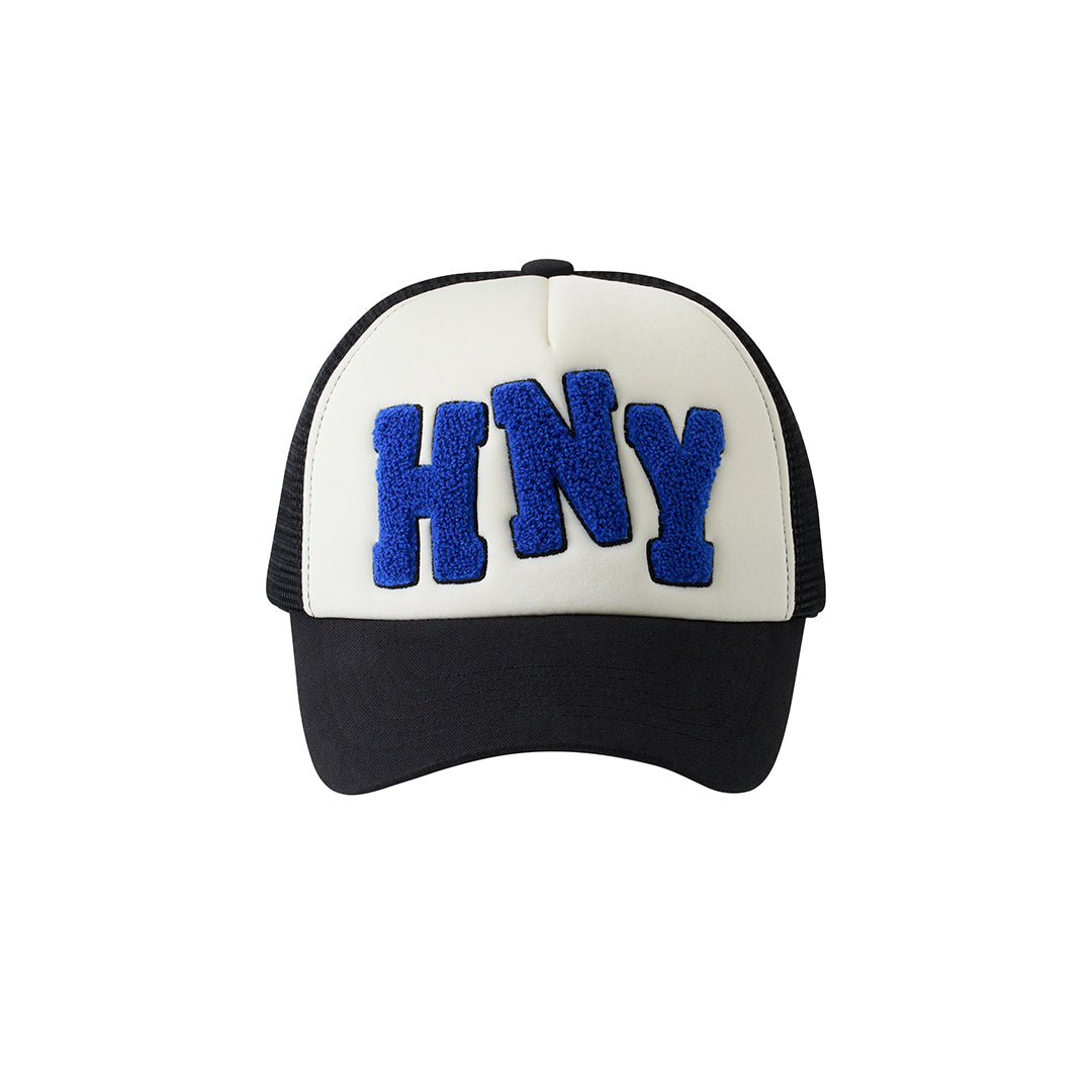 HNY LOGO TRUCKER CAP BLACK