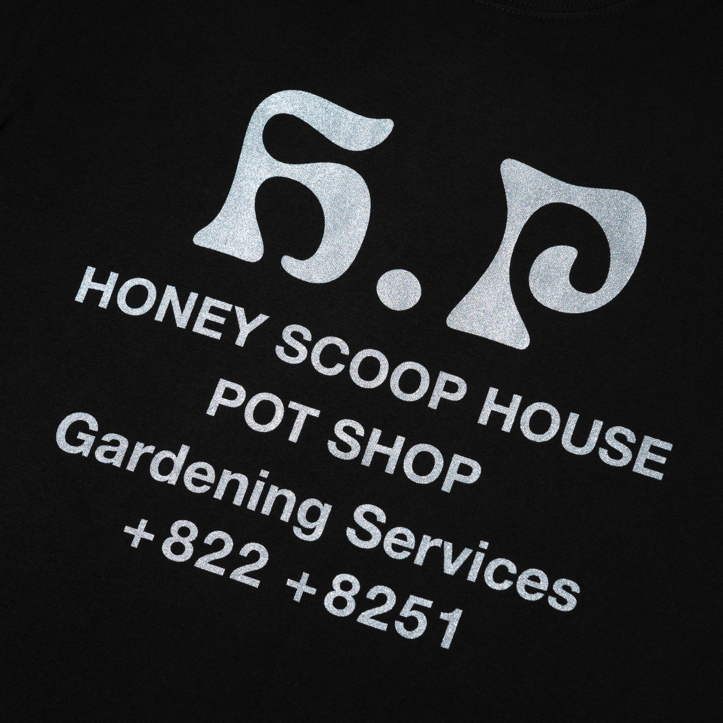 HP LOGO TEE BLACK