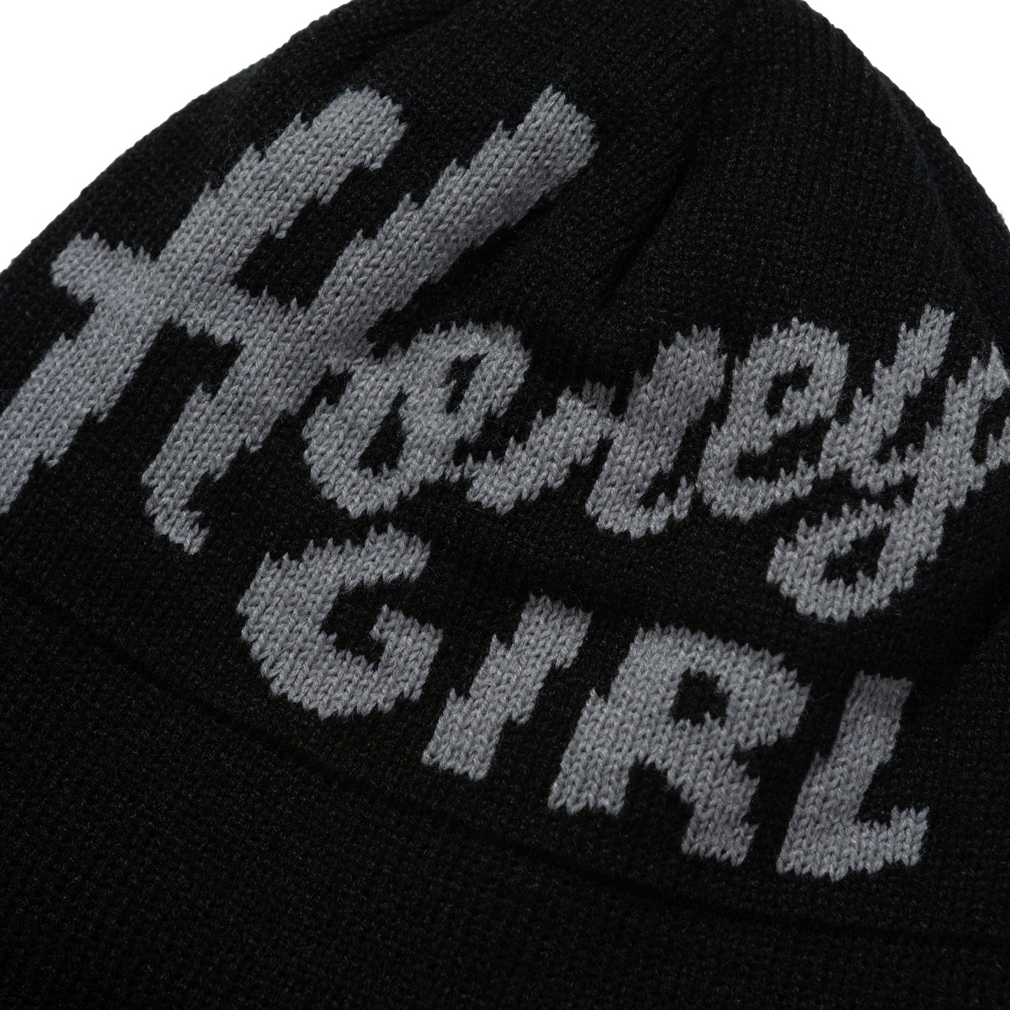 HONEY GIRL CUFF BEANIE BLACK
