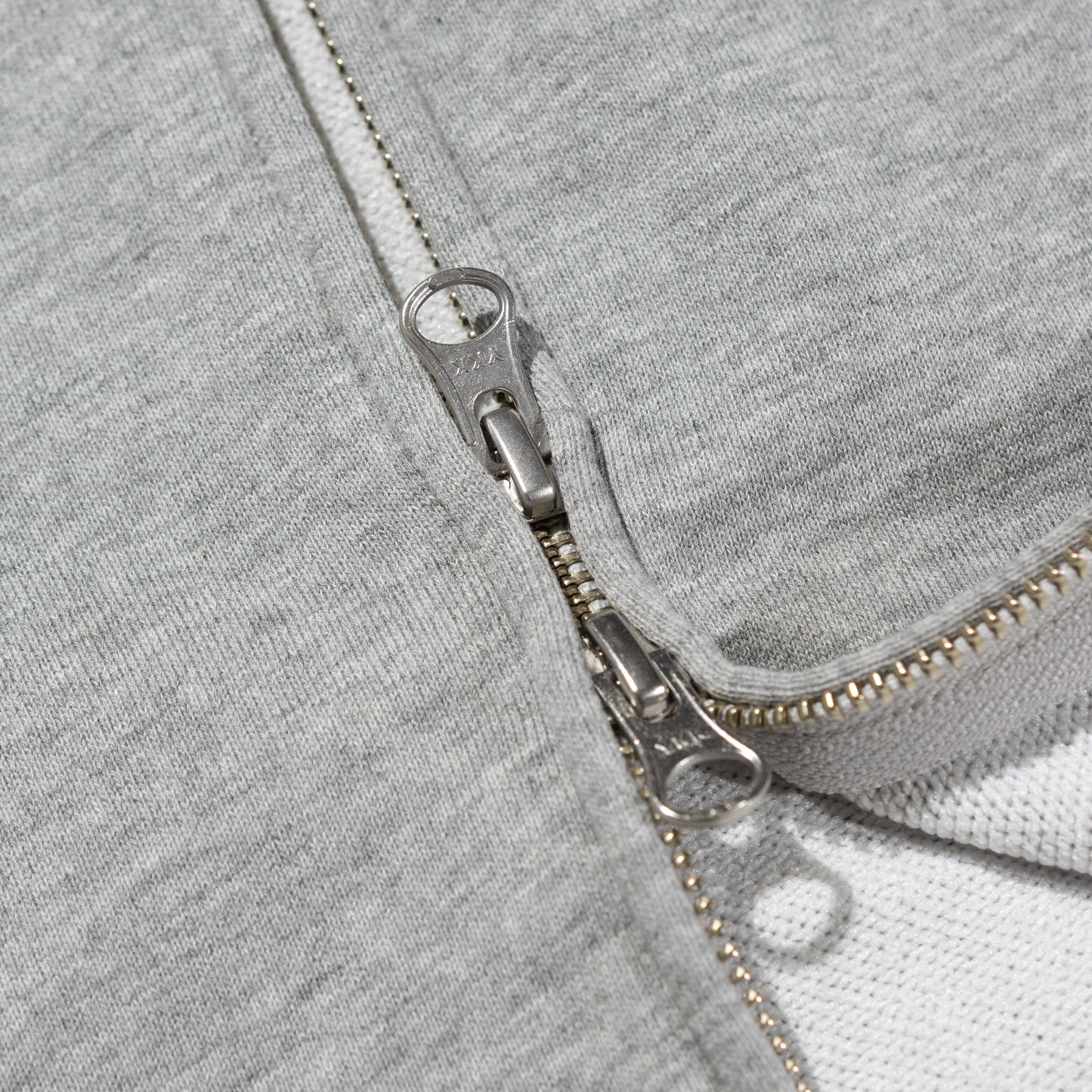 HONEY GIRL ZIP UP HOODED SWEATSHIRT GREY