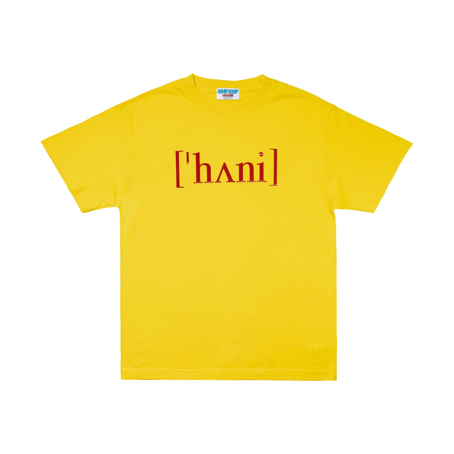 HONEY PHONETIC TEE YELLOW