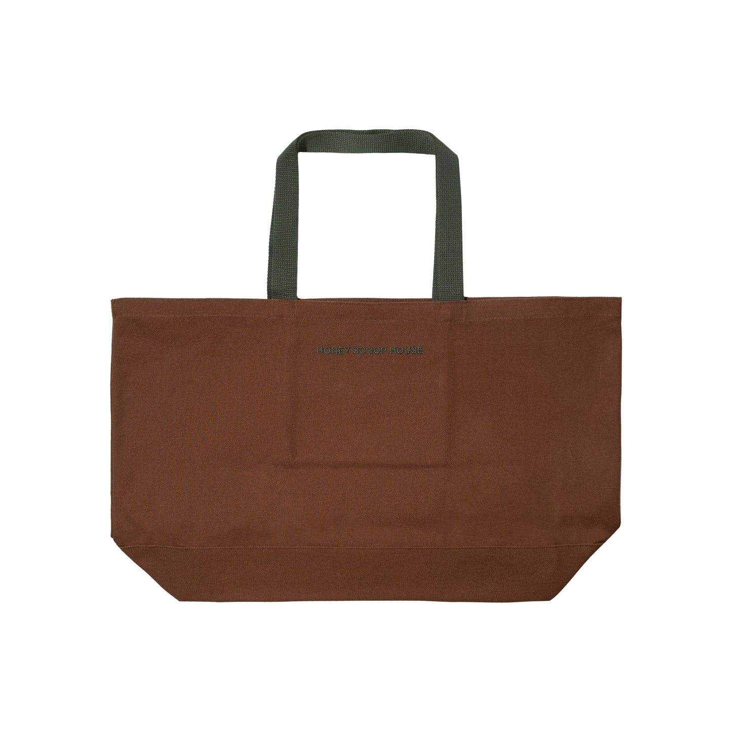HONEY PHONETIC TOTE BAG BROWN