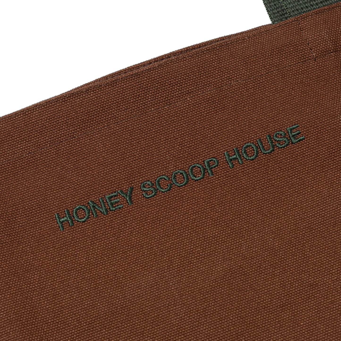 HONEY PHONETIC TOTE BAG BROWN