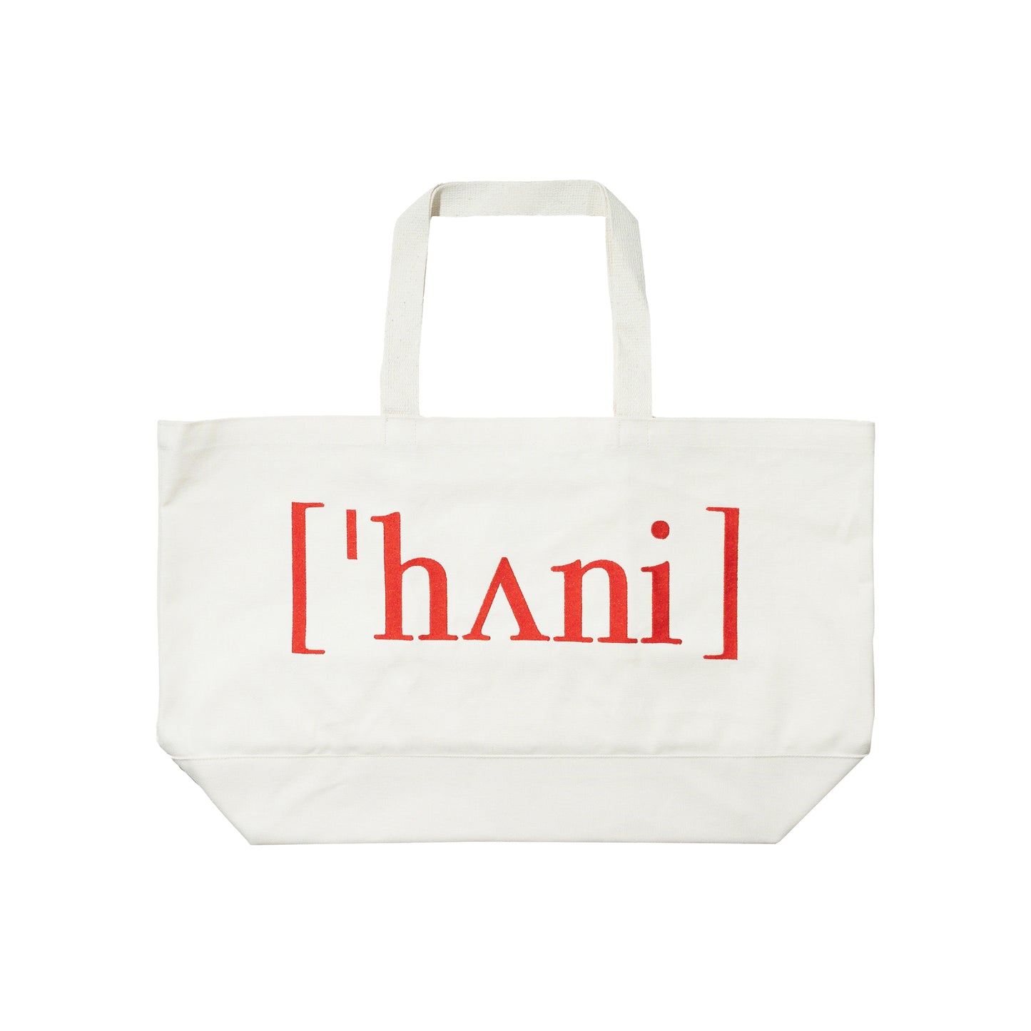 HONEY PHONETIC TOTE BAG NATURAL