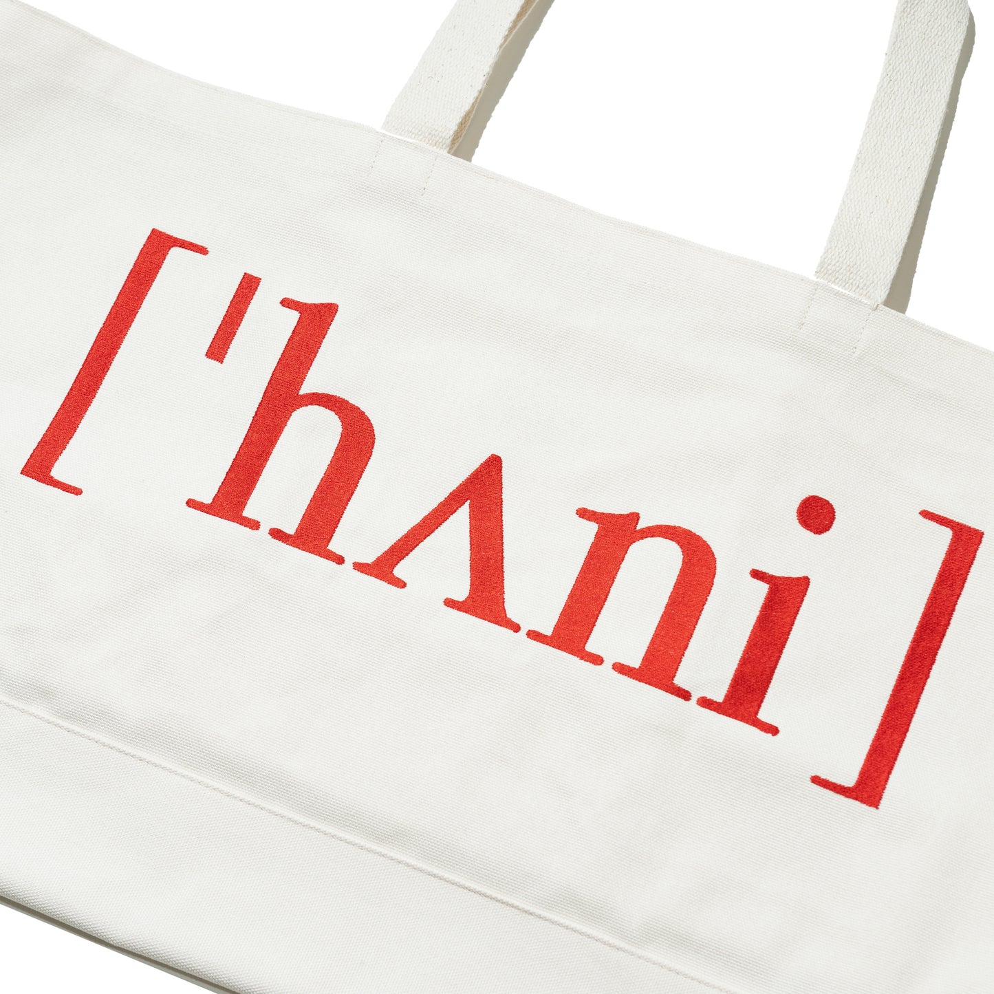 HONEY PHONETIC TOTE BAG NATURAL