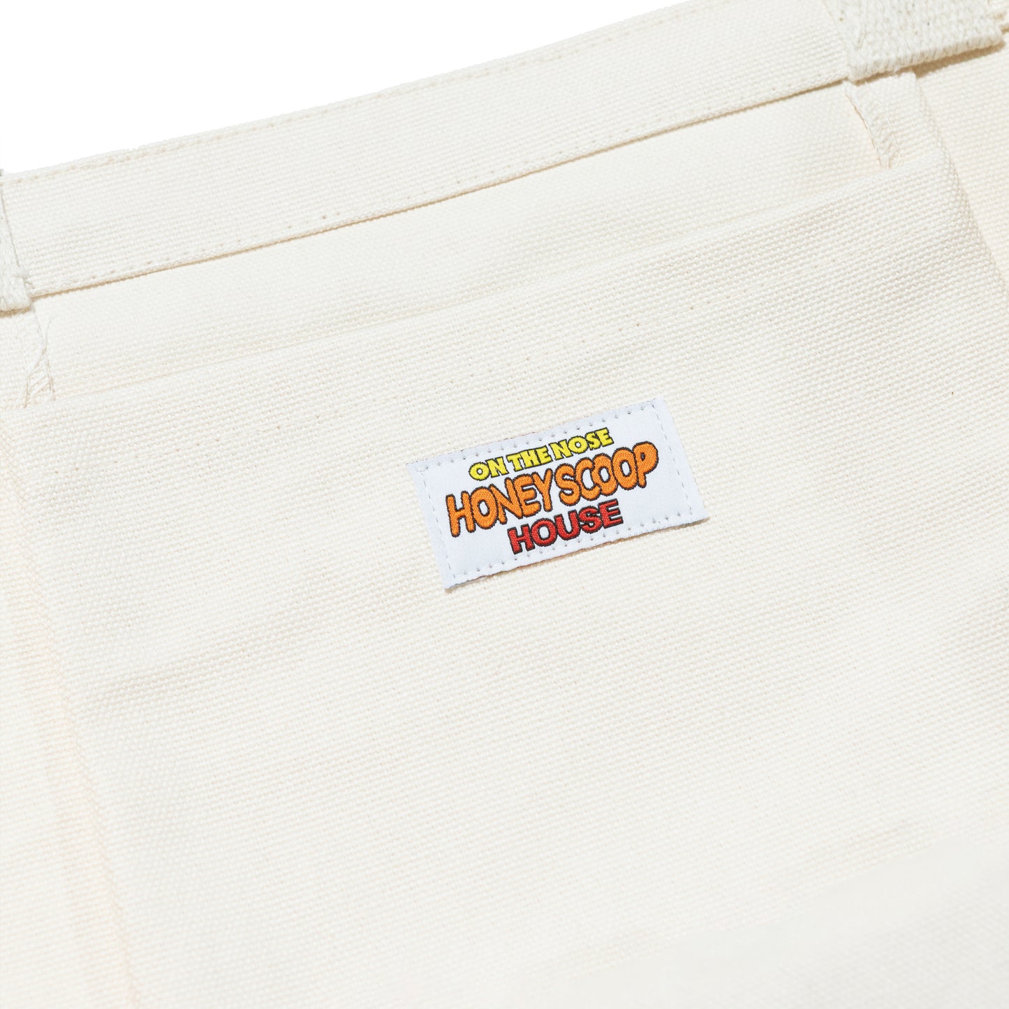 HONEY PHONETIC TOTE BAG NATURAL