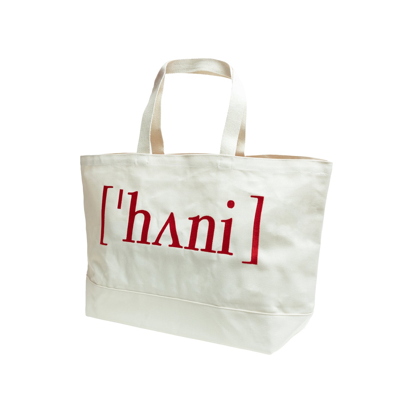 HONEY PHONETIC TOTE BAG NATURAL