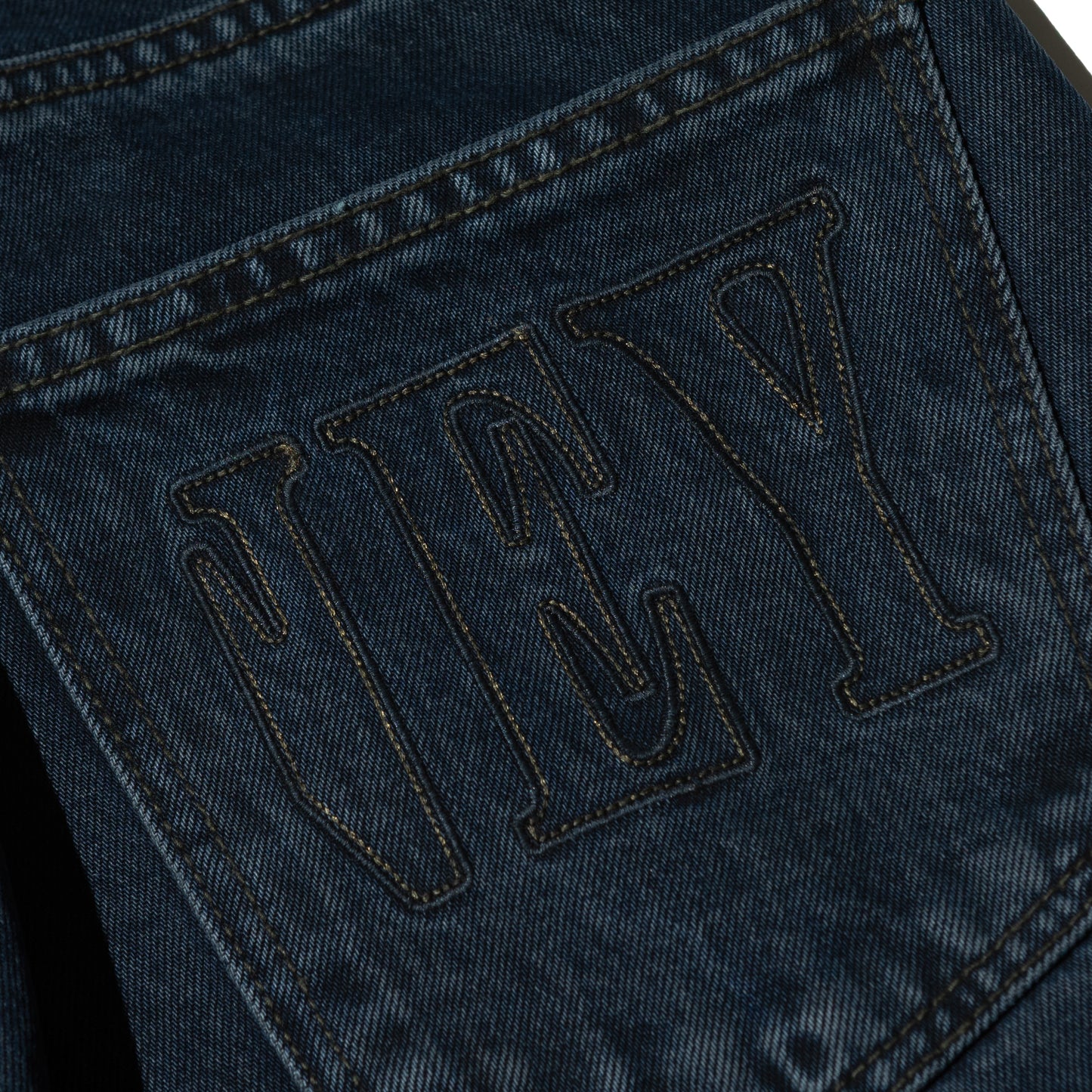 HONEY STITCH DENIM DARK BLUE