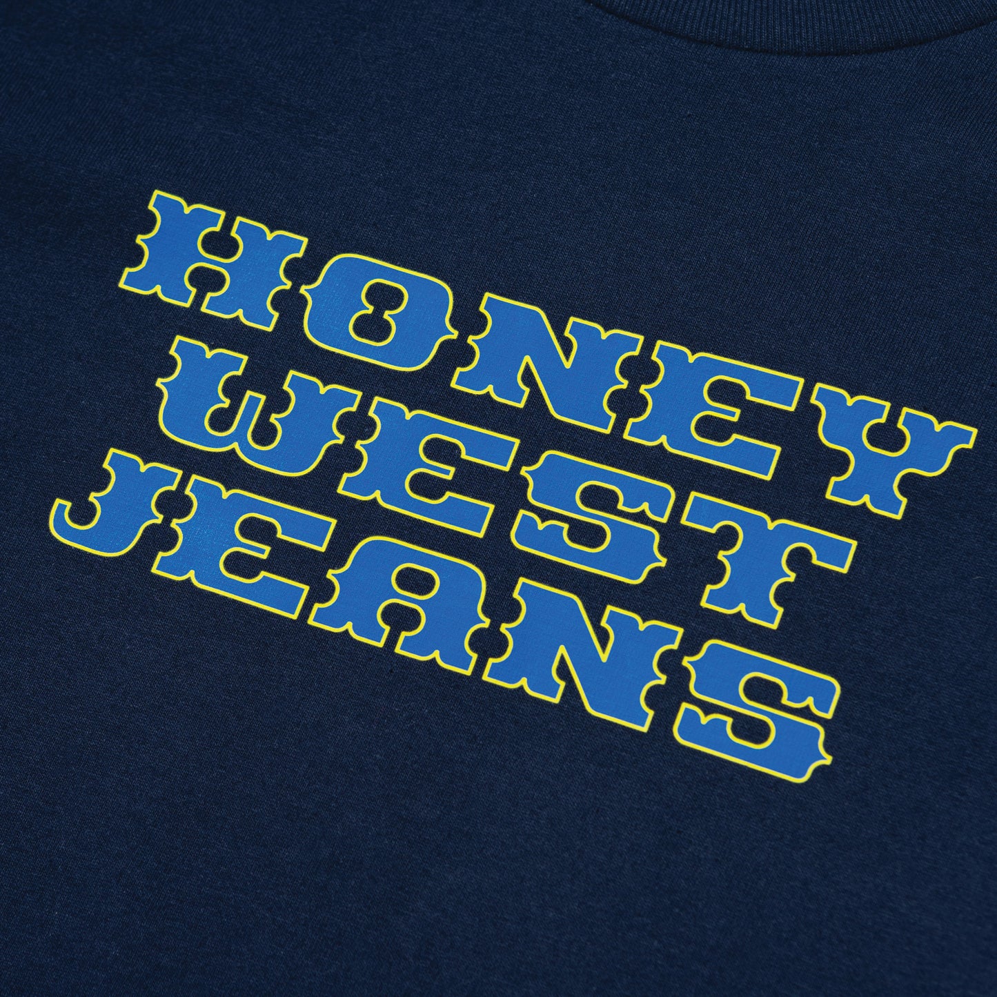 HONEY WEST JEANS L/S TEE NAVY