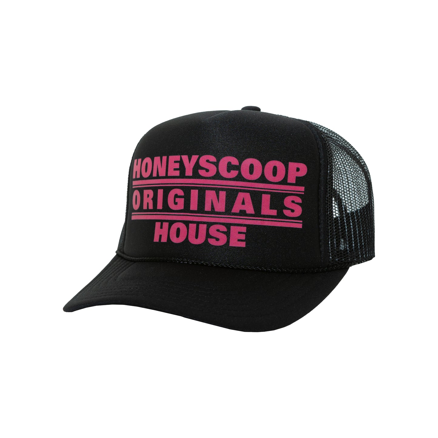 LINES TRUCKER CAP BLACK