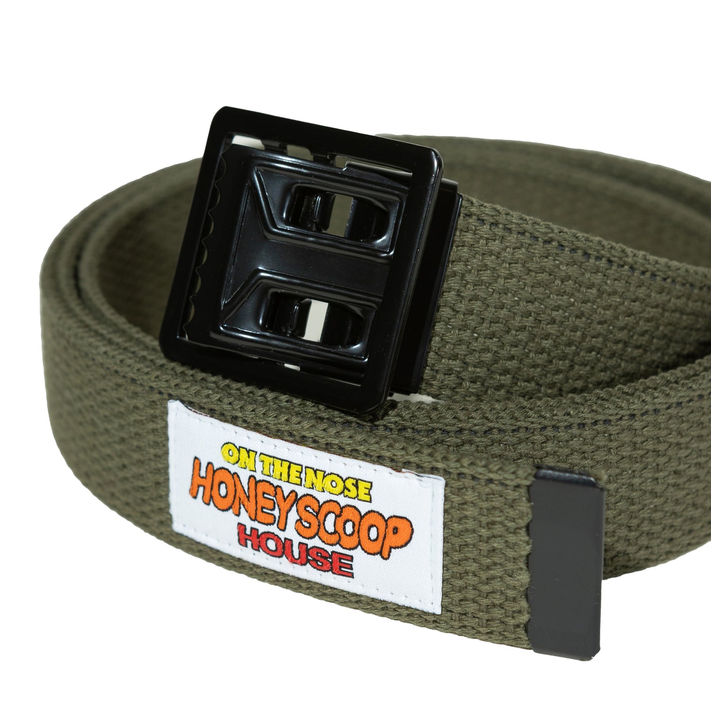 MARK WEB BELT OLIVE