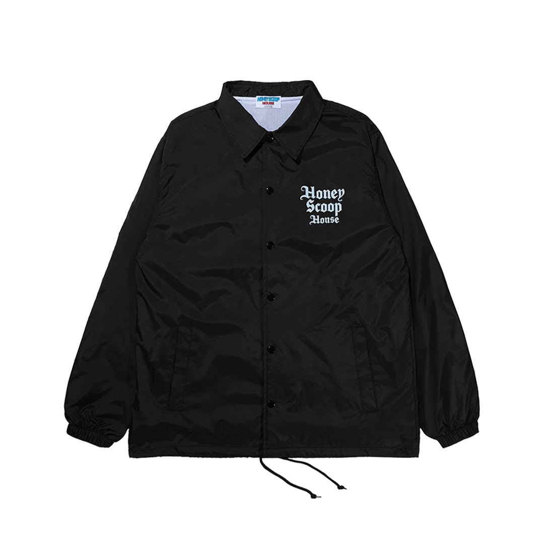 OE LOGO COACH JACKET BLACK
