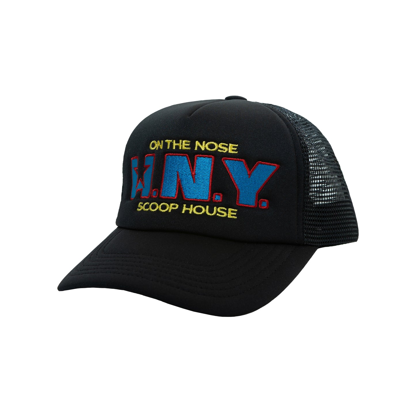 STAR HNY TRUCKER CAP BLACK