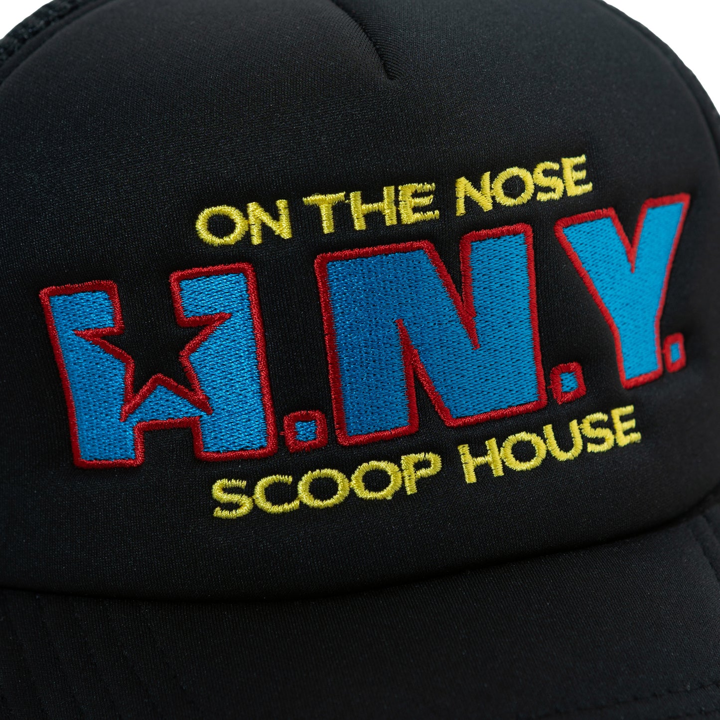 STAR HNY TRUCKER CAP BLACK