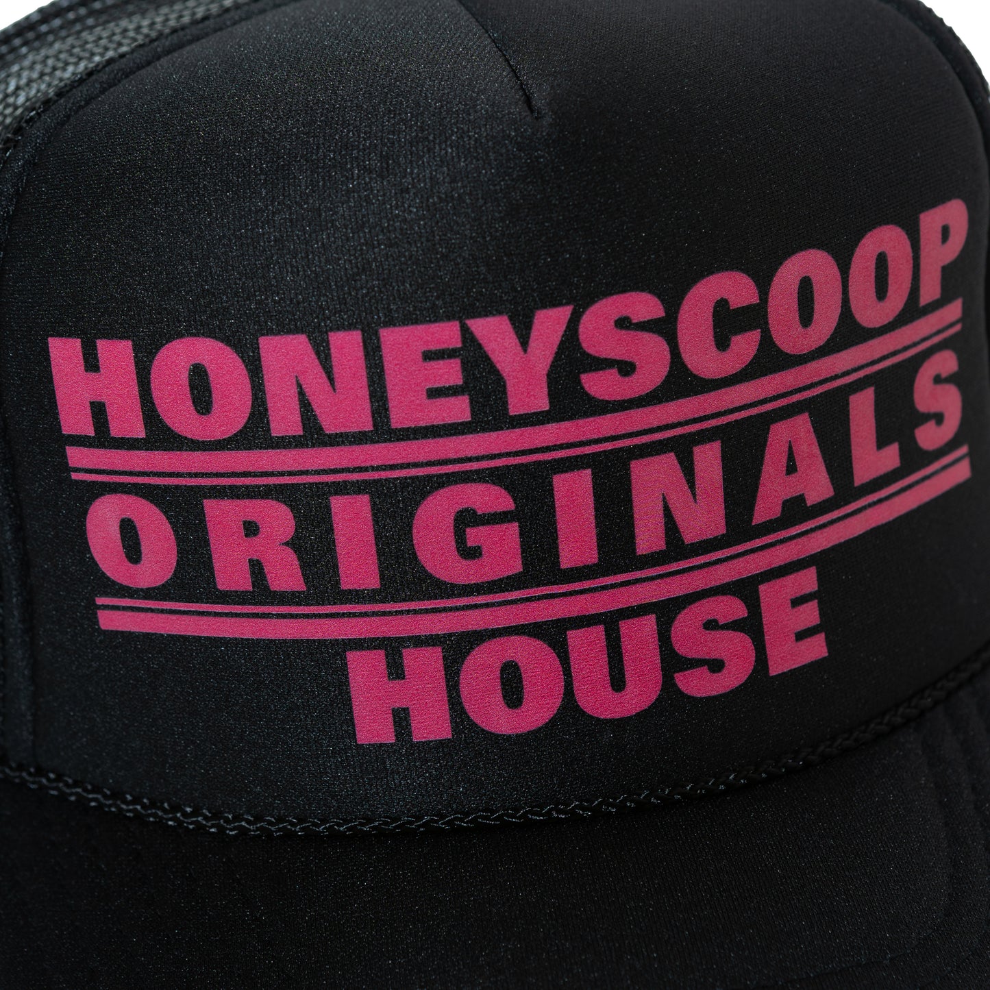LINES TRUCKER CAP BLACK