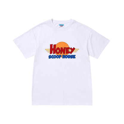 S-WING LOGO TEE WHITE