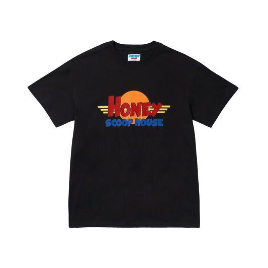 S-WING LOGO TEE BLACK