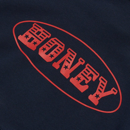 C-BOY LOGO HOODED SWEATSHIRT NAVY