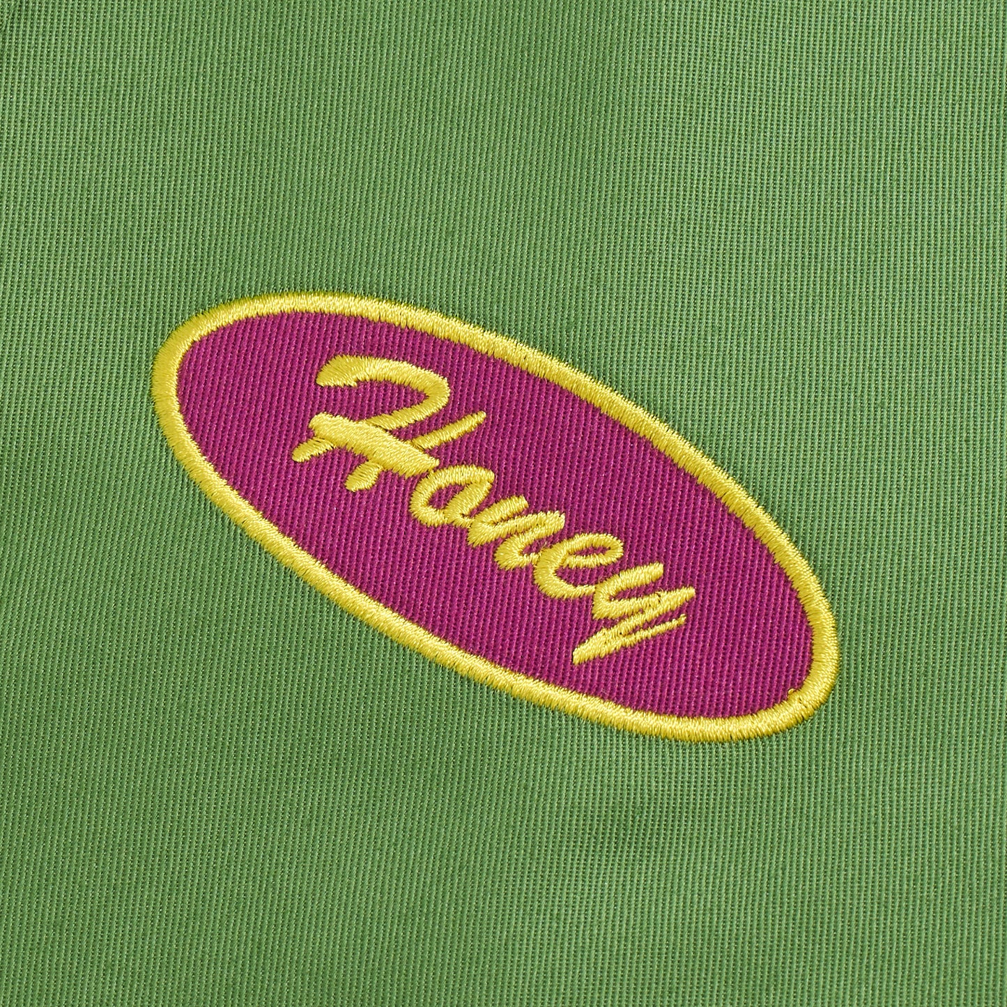 HONEY OVAL PATCH WORK SHIRT GREEN