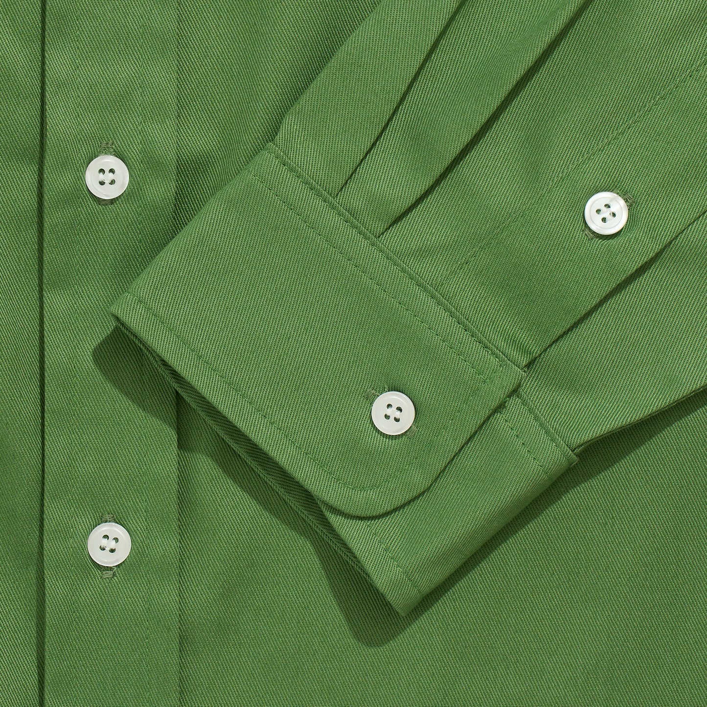 HONEY OVAL PATCH WORK SHIRT GREEN