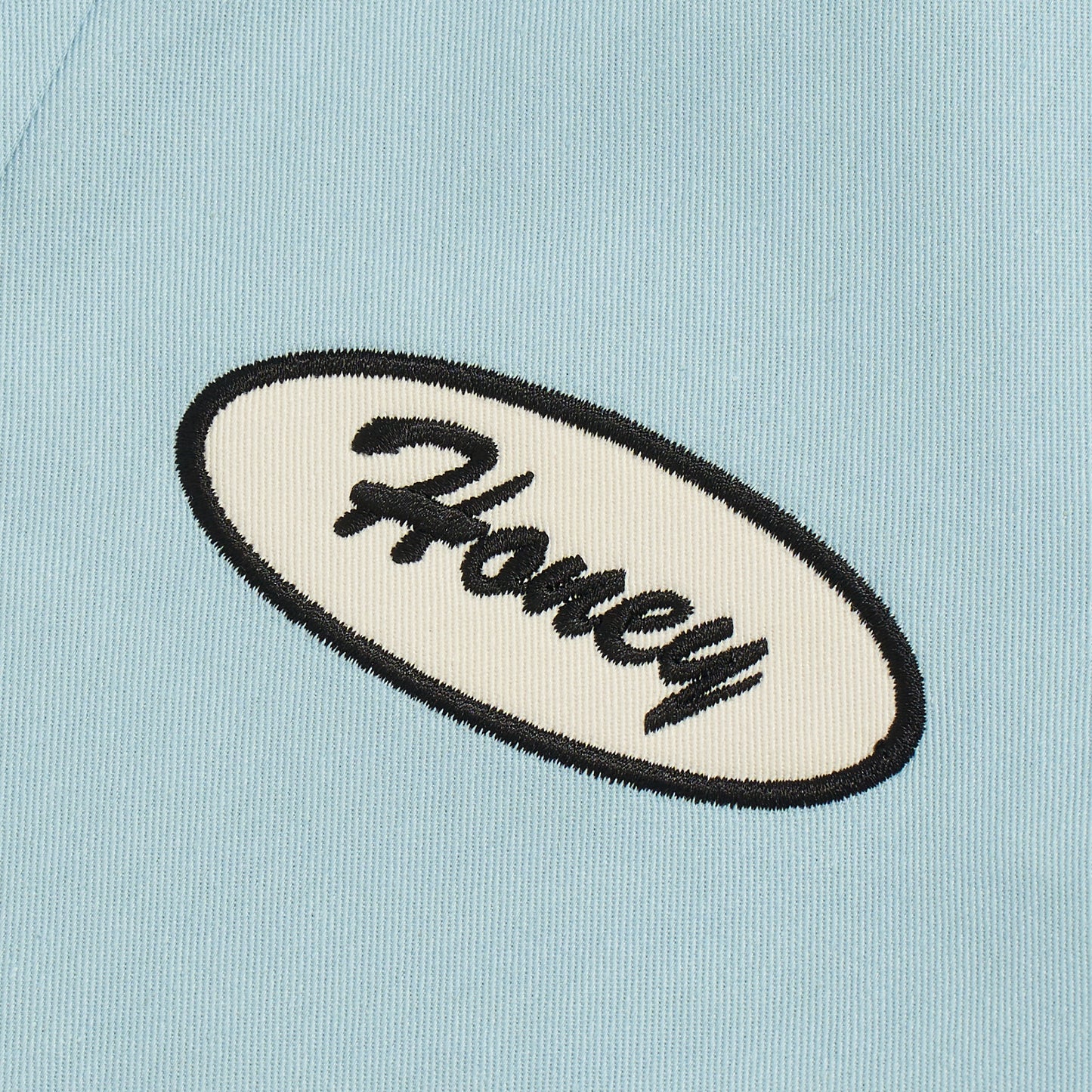 HONEY OVAL PATCH WORK SHIRT SKY BLUE