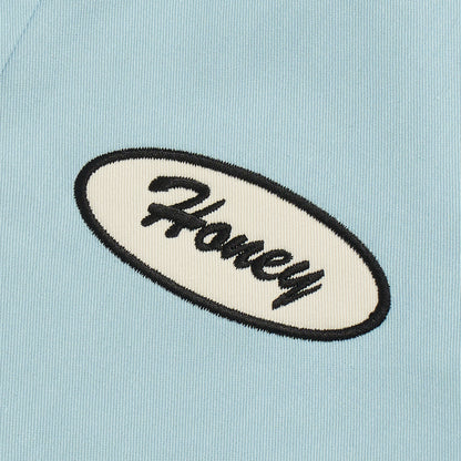 HONEY OVAL PATCH WORK SHIRT SKY BLUE