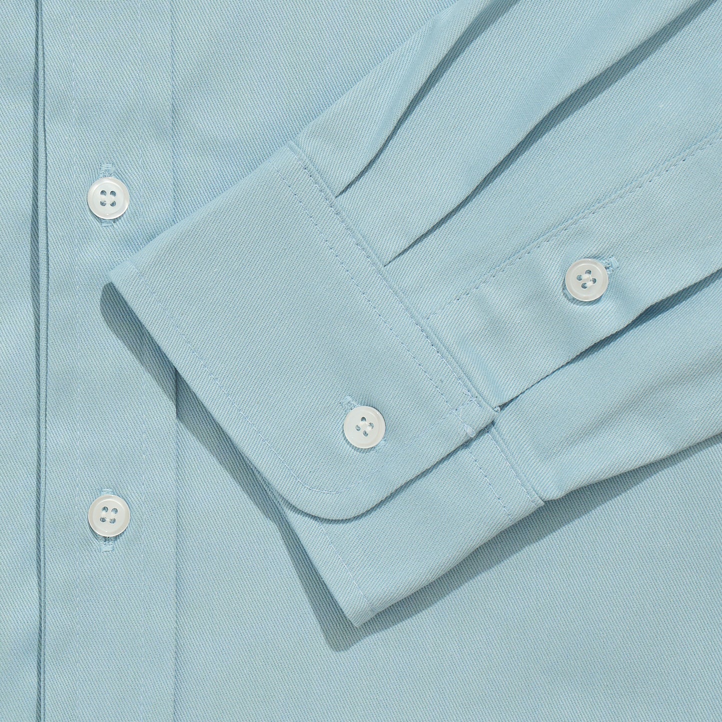 HONEY OVAL PATCH WORK SHIRT SKY BLUE