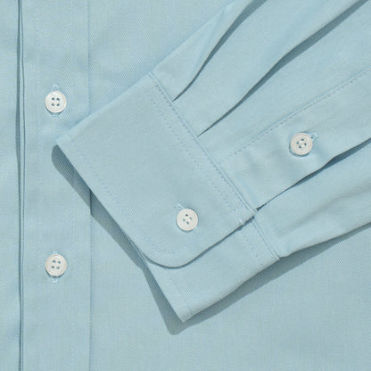 HONEY OVAL PATCH WORK SHIRT SKY BLUE