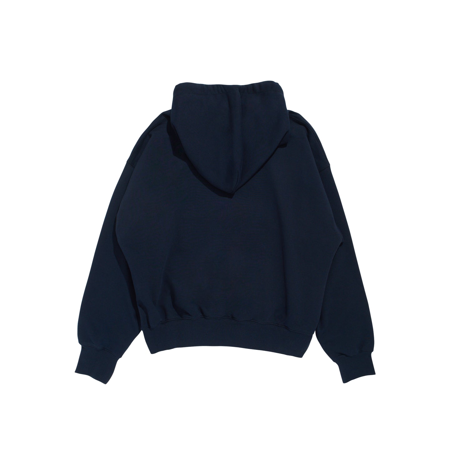 HONEY EMB HOODED SWEATSHIRT NAVY