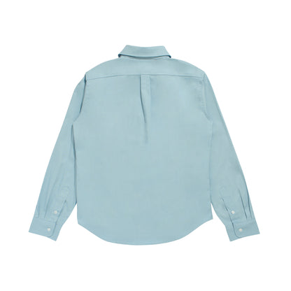 HONEY OVAL PATCH WORK SHIRT SKY BLUE