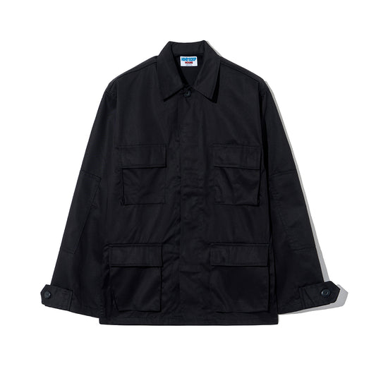 LNG LOGO BDU SHIRT JACKET BLACK