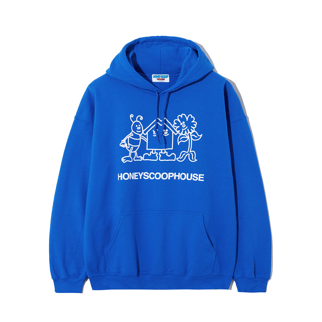 BHF LOGO HOODED SWEATSHIRT BLUE