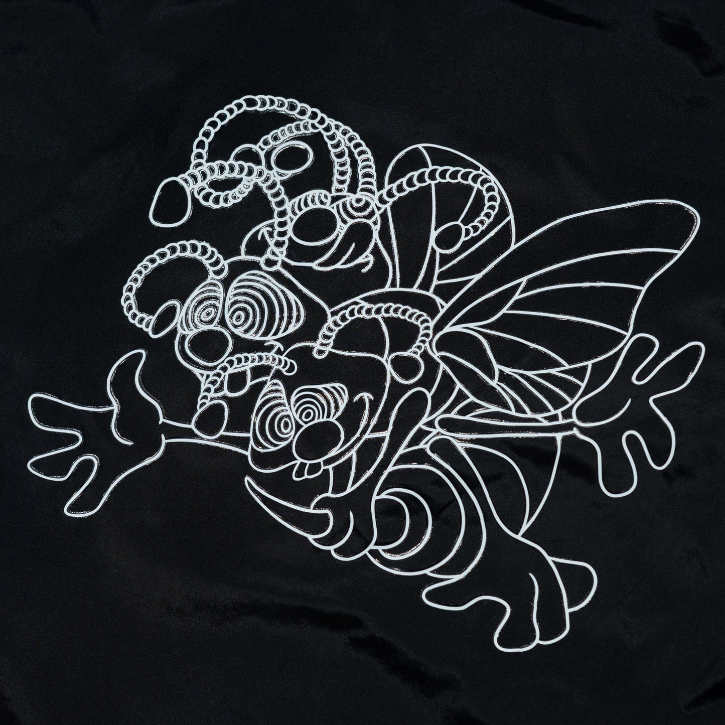 3BEES COACH JACKET BLACK