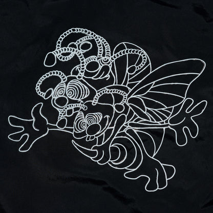 3BEES COACH JACKET BLACK