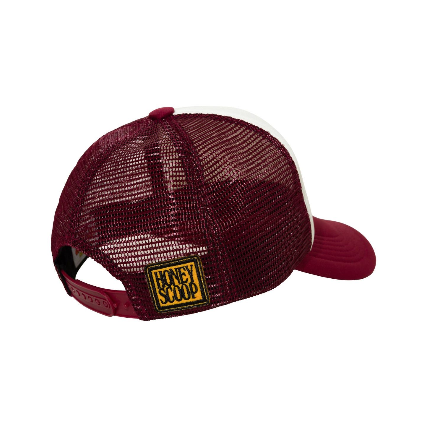 3BEES TRUCKER CAP BURGUNDY