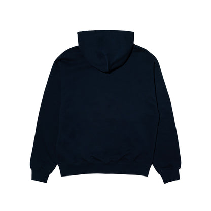3BEES  ZIP UP HOODED SWEATSHIRT NAVY