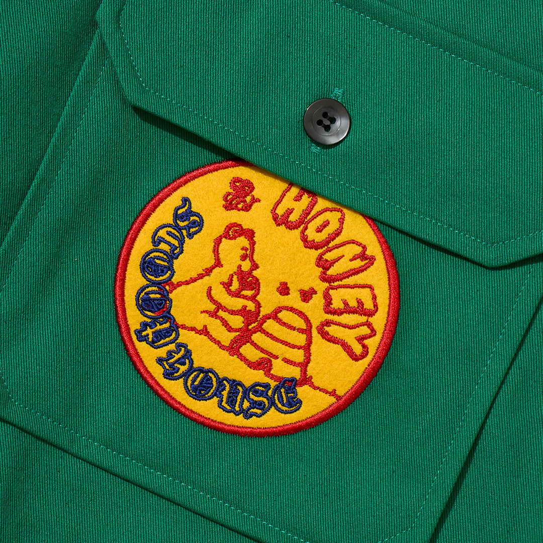 HONEY BEAR WORK JACKET GREEN