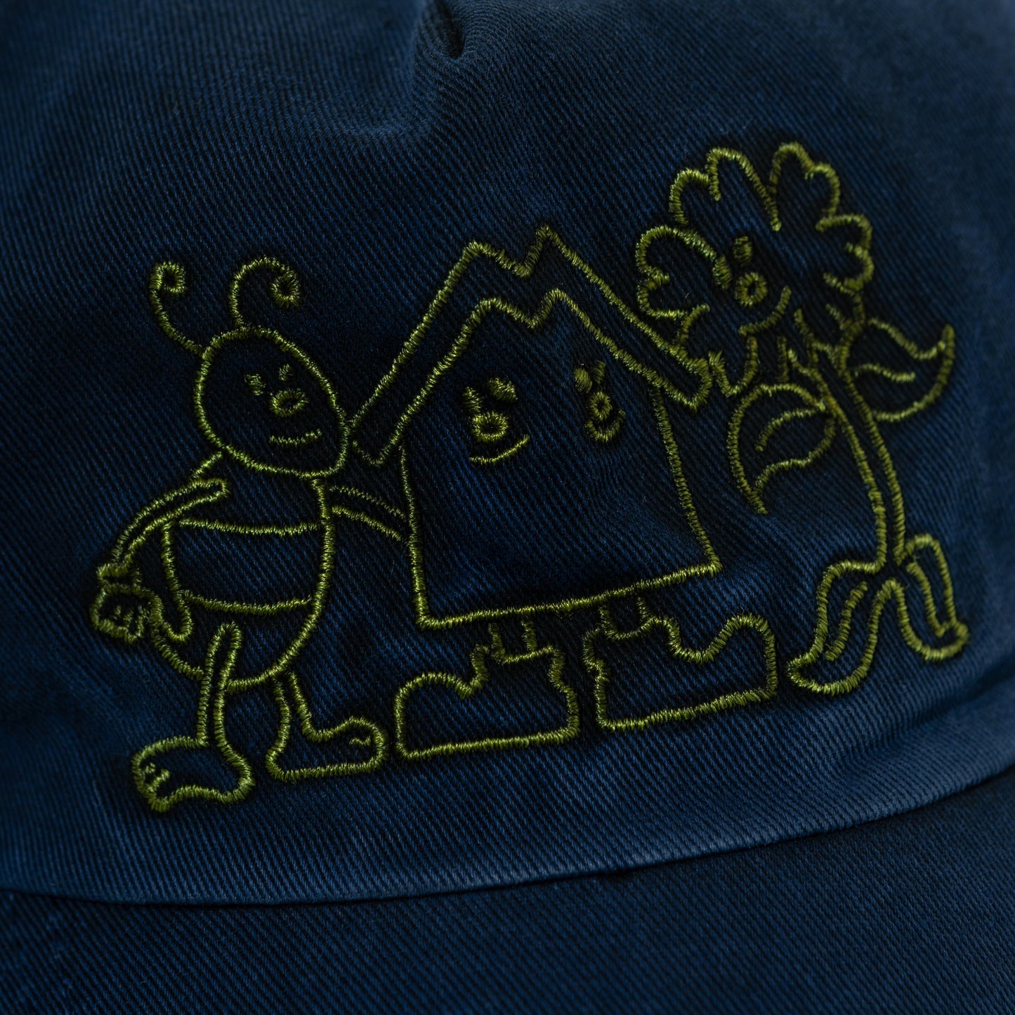 BHF LOGO OVERDYED CAP BLUE