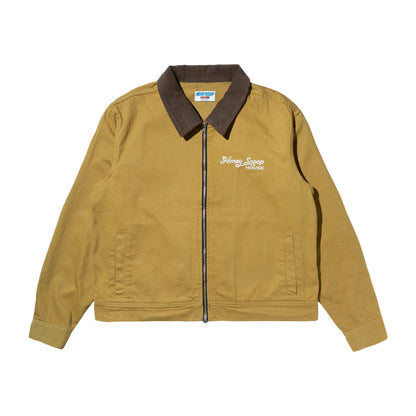 CS LOGO WORK JACKET CAMEL