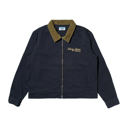 CS LOGO WORK JACKET NAVY
